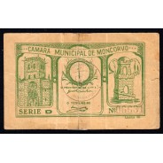 MONCORVO CITY HALL BILL - VALE 1 CENT (CIRCULATED)