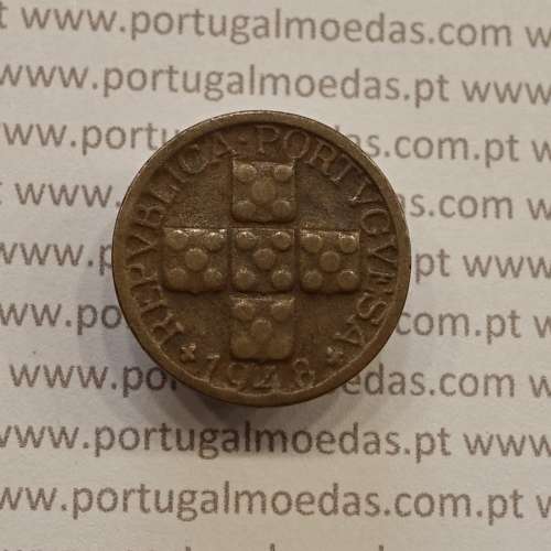 MOEDA DE DEZ CENTAVOS (X CENTAVOS) BRONZE 1948 MBC