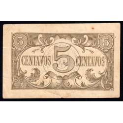 CÉDULA OFICIAL CASA DA MOEDA - 5 CENTAVOS 1918 ( CIRCULADA )