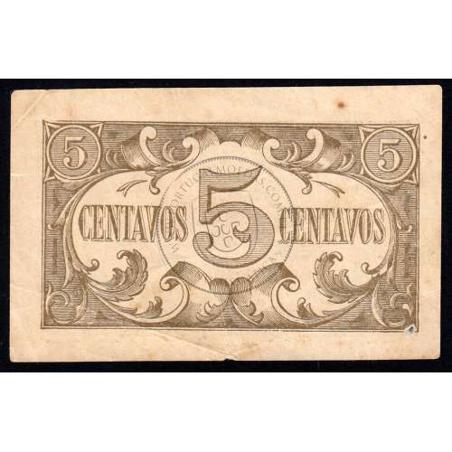 Official Mint Note - 5 CENTAVOS 1918 ( Circulated )