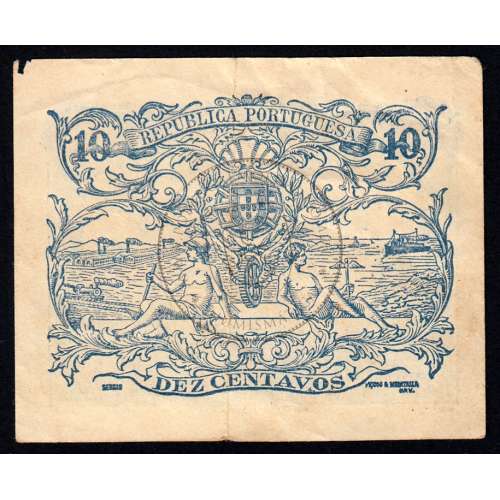 Official Mint Banknote - 10 CENTAVOS 1917 ( Circulated )