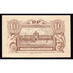 OFFICIAL MINT NOTE - 10 CENTAVOS 1917 ( LITTLE CIRCULATE )