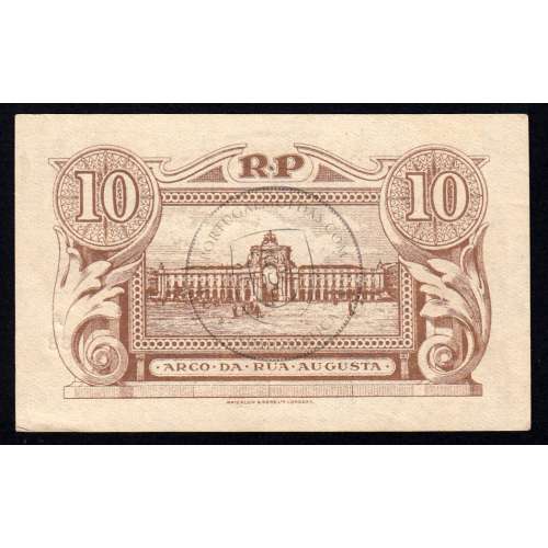 OFFICIAL MINT NOTE - 10 CENTAVOS 1917 ( LITTLE CIRCULATE )