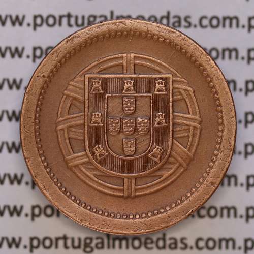 Portugal, coin of 5 centavos 1920 Bronze, $05 centavos 1920 Portuguese Republic, (VF+/XF-), World Coins Portugal KM 569