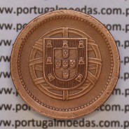 5 centavos 1920 Bronze, $05 centavos 1920 Republica Portuguesa, (MBC+/Bela-), World Coins Portugal KM 569