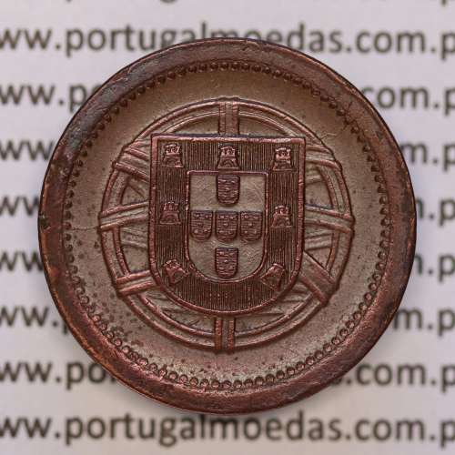 Portugal, coin of 5 centavos 1920 Bronze, $05 centavos 1920 Portuguese Republic, (VF+), World Coins Portugal KM 569