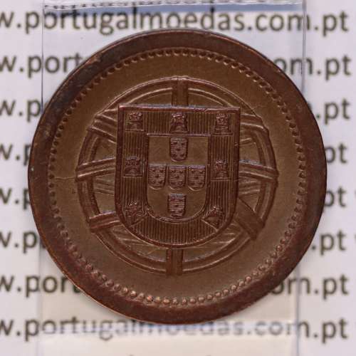Portugal, coin of 5 centavos 1920 Bronze, $05 centavos 1920 Portuguese Republic, (VF+), World Coins Portugal KM 569
