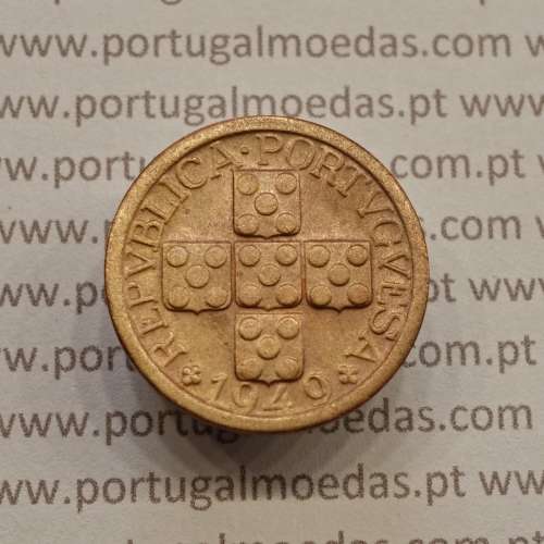 MOEDA DE DEZ CENTAVOS (X CENTAVOS) BRONZE 1949 BELA