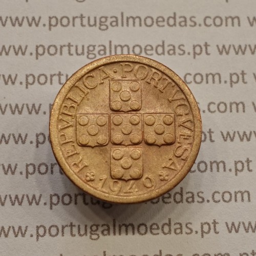 MOEDA DE DEZ CENTAVOS (X CENTAVOS) BRONZE 1949 BELA