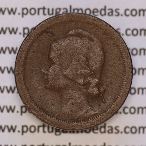 Portugal, coin of 10 centavos 1930 Bronze, $10 centavos 1930 Portuguese Republic, (F+), World Coins Portugal KM 573