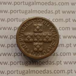 MOEDA DE DEZ CENTAVOS (X CENTAVOS) BRONZE 1949 MBC+/BELA-