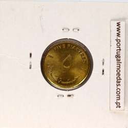 Sudão 5 Piastres 2006 Latão, (Soberba), World Coins Sudan KM 125