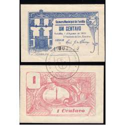 FUNDÃO CITY HALL BILL - VALE 1 CENTAVO ( NOT CIRCULATED )