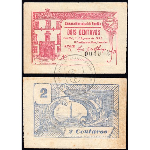 FUNDÃO CITY HALL BILL - VALE 2 CENTAVOS ( LITTLE CIRCULATED )