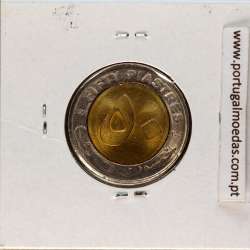 Sudão 50 Piastres 2006 Bimetálica, (Soberba), World Coins Sudan KM 123