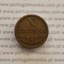 MOEDA DE DEZ CENTAVOS (X CENTAVOS) BRONZE 1950 MBC