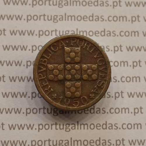 MOEDA DE DEZ CENTAVOS (X CENTAVOS) BRONZE 1950 MBC