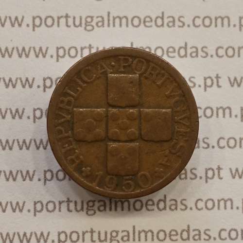 MOEDA DE DEZ CENTAVOS (X CENTAVOS) BRONZE 1950 BC