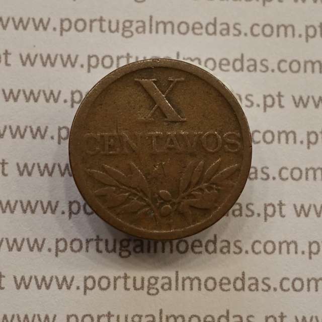 MOEDA DE DEZ CENTAVOS (X CENTAVOS) BRONZE 1950 BC