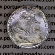 Silver coin of 2-1/2 Escudos 1940, 2$50 Escudos 1940 silver Portuguese Republic, (UNC), World Coins Portugal KM 580