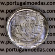 Silver coin of 2-1/2 Escudos 1940, 2$50 Escudos 1940 silver Portuguese Republic, (UNC), World Coins Portugal KM 580