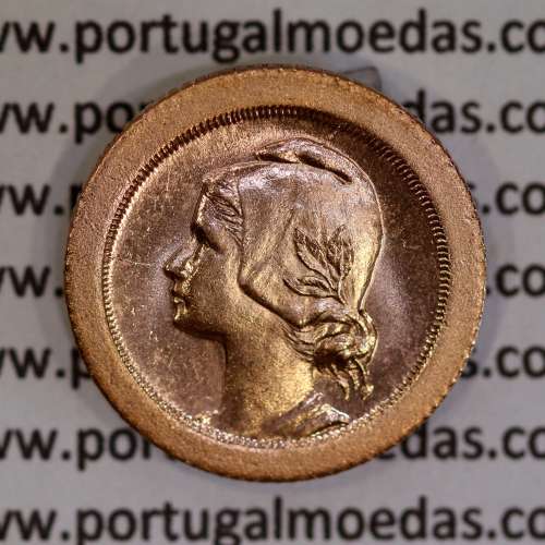 5 Centavos 1925 Bronze, $05 centavos 1925 da Republica Portuguesa, (Soberba), World Coins Portugal KM 572