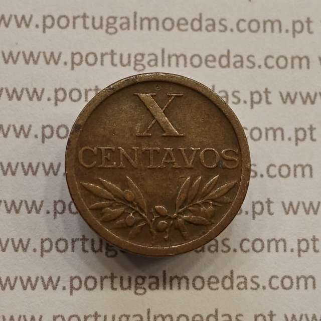 MOEDA DE DEZ CENTAVOS (X CENTAVOS) BRONZE 1951 MBC