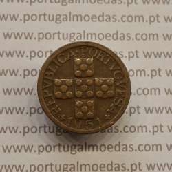 MOEDA DE DEZ CENTAVOS (X CENTAVOS) BRONZE 1951 MBC MOEDA DE DEZ CENTAVOS (X CENTAVOS) BRONZE 1951 MBC