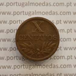 MOEDA DE DEZ CENTAVOS (X CENTAVOS) BRONZE 1951 MBC MOEDA DE DEZ CENTAVOS (X CENTAVOS) BRONZE 1951 MBC