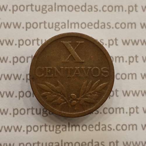 MOEDA DE DEZ CENTAVOS (X CENTAVOS) BRONZE 1951 MBC