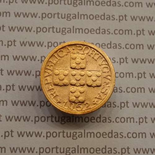 MOEDA DE DEZ CENTAVOS (X CENTAVOS) BRONZE 1952 MBC+/BELA-