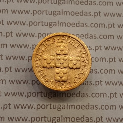 MOEDA DE DEZ CENTAVOS (X CENTAVOS) BRONZE 1952 MBC+/BELA-