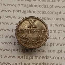MOEDA DE DEZ CENTAVOS (X CENTAVOS) BRONZE 1952 MBC+/BELA-