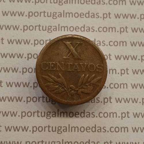 MOEDA DE DEZ CENTAVOS (X CENTAVOS) BRONZE 1952 MBC