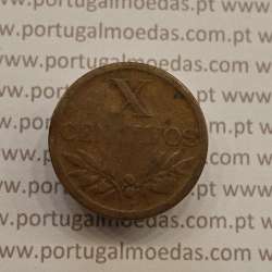 MOEDA DE DEZ CENTAVOS (X CENTAVOS) BRONZE 1952 BC