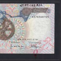 2000 Escudos 29 Agosto 1991 Bartolomeu Dias, 29/08/1991, A37, Chapa1, Banco de Portugal, World Paper Money Pick 186, (Circulada)