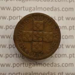 MOEDA DE DEZ CENTAVOS (X CENTAVOS) BRONZE 1952 BC