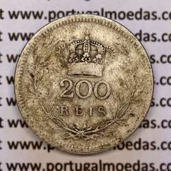 200 réis 1909 prata D. Manuel II, dois tostões prata 1909, (BC), World Coins Portugal KM 549