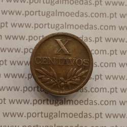 MOEDA DE DEZ CENTAVOS (X CENTAVOS) BRONZE 1953 MBC