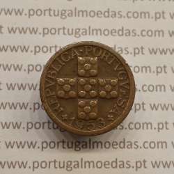 MOEDA DE DEZ CENTAVOS (X CENTAVOS) BRONZE 1953 MBC