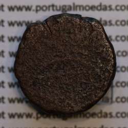 coin Portuguese India, 6 Reis copper D. João VI (1816-1826), Armillary Sphere big, (F), World Coins India Portuguese KM 226