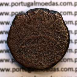 coin Portuguese India, 6 Reis copper D. João VI (1816-1826), Armillary Sphere big, (F), World Coins India Portuguese KM 226