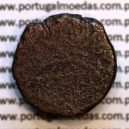 Índia, 6 Reis cobre D. João VI (1816-1826), Esfera Armilar Grande, India Portuguesa, (BC), World Coins India Portuguese KM 226