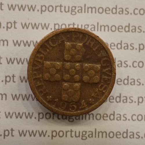 MOEDA DE DEZ CENTAVOS (X CENTAVOS) BRONZE 1954 MBC