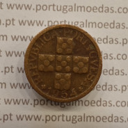MOEDA DE DEZ CENTAVOS (X CENTAVOS) BRONZE 1954 MBC