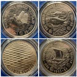 Coleção 12 moedas mundiais da CONFERÊNCIA MUNDIAL DE PESCAS F.A.O. 1983/1984 em estojo próprio, Rara Edição Limitada