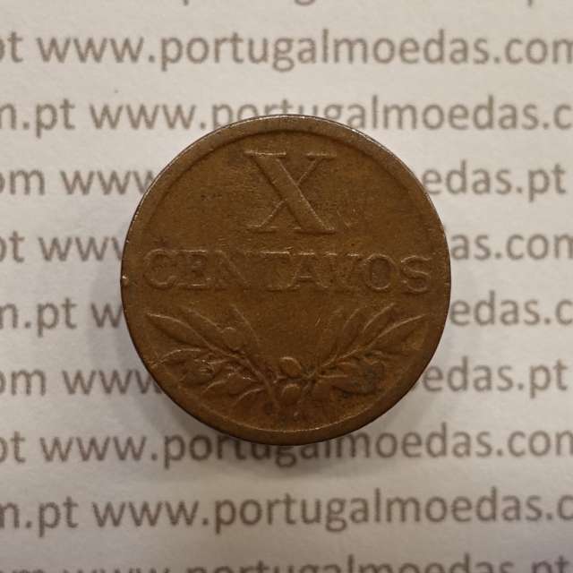 MOEDA DE DEZ CENTAVOS (X CENTAVOS) BRONZE 1954 BC