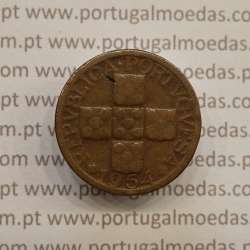 MOEDA DE DEZ CENTAVOS (X CENTAVOS) BRONZE 1954 BC MOEDA DE DEZ CENTAVOS (X CENTAVOS) BRONZE 1954 BC
