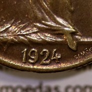 Portugal coin of, 50 Centavos 1924 Aluminium-bronze of Portuguese Repubic, (VF), World Coins Portugal KM 575