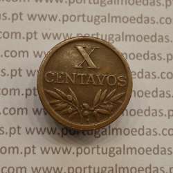 MOEDA DE DEZ CENTAVOS (X CENTAVOS) BRONZE 1955 MBC+ MOEDA DE DEZ CENTAVOS (X CENTAVOS) BRONZE 1955 MBC+